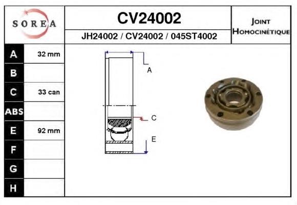 JZW498350X VAG Junta homocinética interna dianteira
