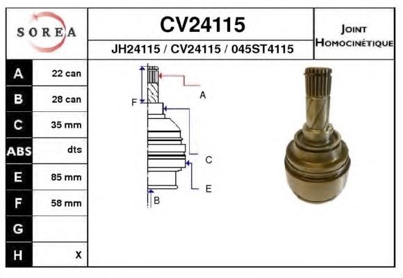 Junta homocinética interna dianteira NTY NPWPL007 preço, a partir de 49,36 USD