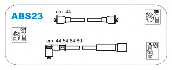 Fios de alta voltagem, kit 907 NGK