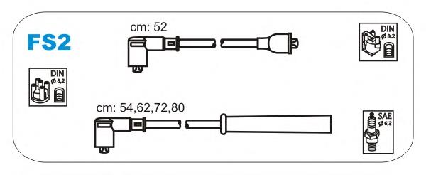 346629 VALEO Fios de alta voltagem, kit