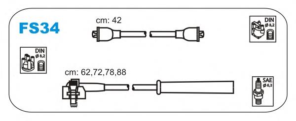 Fios de alta voltagem, kit NGK 632 preço, a partir de 35,44 USD