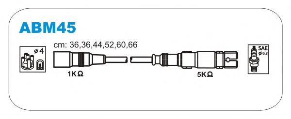 Fios de alta voltagem, kit 942 NGK