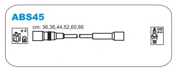 Fios de alta voltagem, kit para Audi 100 4A2