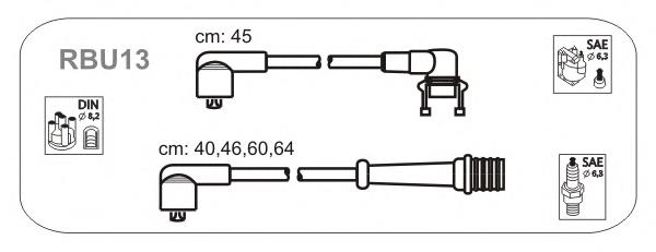 Fios de alta voltagem, kit 346605 VALEO