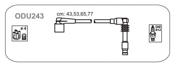 Fios de alta voltagem, kit 835 NGK