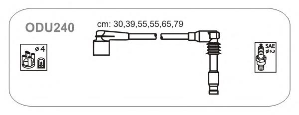 Fios de alta voltagem, kit NGK 898