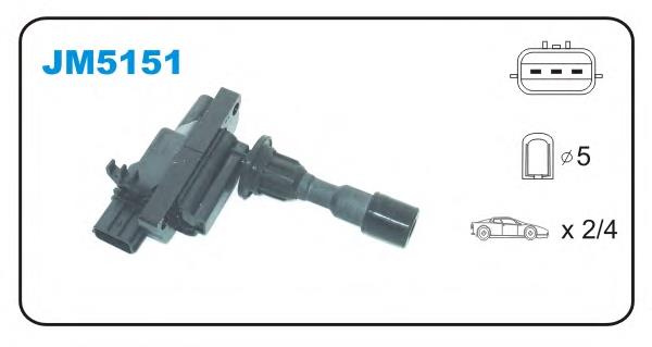 Bobina de ignição ZL0118100 Mazda