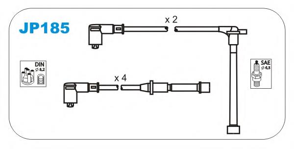Fios de alta voltagem, kit Mazda FSD718140B preço, a partir de 7,79 USD