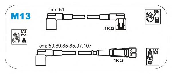 CLS208 Champion Fios de alta voltagem, kit