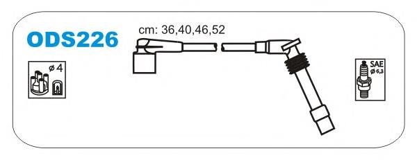 883038 ERA Fios de alta voltagem, kit