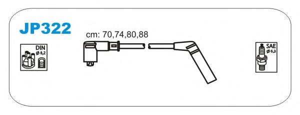 Fios de alta voltagem, kit Mitsubishi MD139120 preço, a partir de 29,76 USD