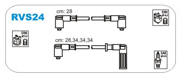 Fios de alta voltagem, kit 540 NGK