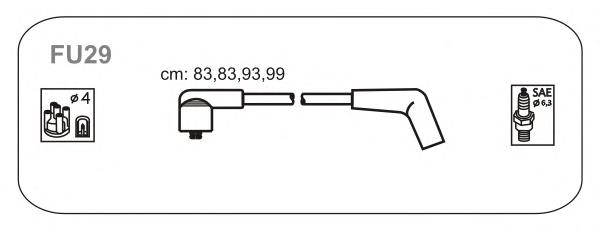 2239471 Ford Fios de alta voltagem, kit