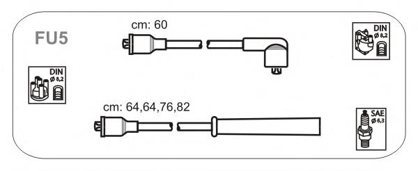 Fios de alta voltagem, kit NGK 616 preço, a partir de 26,83 USD