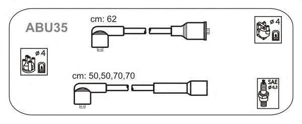 Fios de alta voltagem, kit FAE 85694
