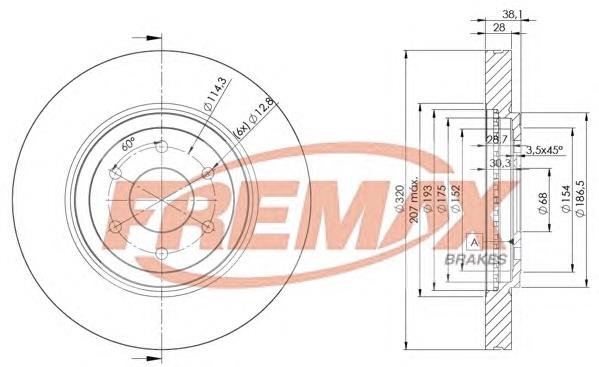 Compre BS8332HC Optimal Disco do freio dianteiro