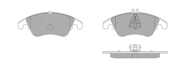 FBP1652 Fremax Sapatas do freio dianteiras de disco