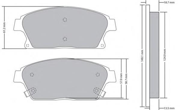 Compre 95516193 Opel Sapatas do freio dianteiras de disco