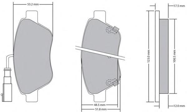Sapatas do freio dianteiras de disco Open Parts BPA085801 preço, a partir de 27,20 USD