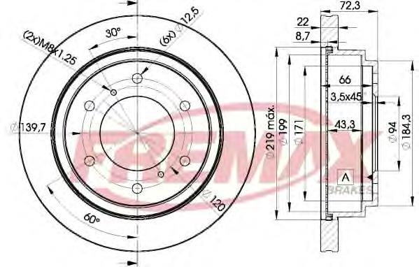 Compre DP515C Japan Parts Disco do freio traseiro