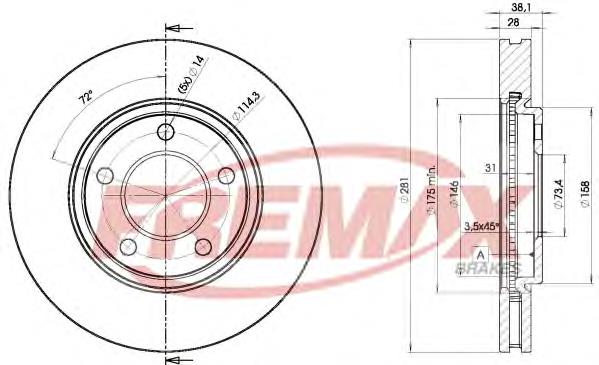 Disco do freio dianteiro Japan Parts DI002C preço, a partir de 53,44 USD