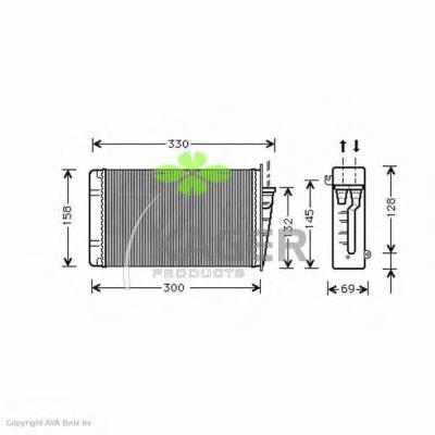 Compre 60779470 Fiat/Alfa/Lancia Radiador de forno (de aquecedor)