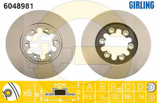 Disco do freio dianteiro Ford S6173325X preço, a partir de 49,47 USD