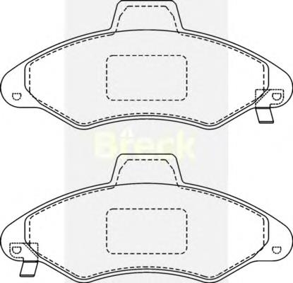 Compre FD6314A Necto Sapatas do freio dianteiras de disco