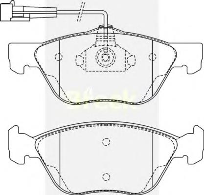 Sapatas do freio dianteiras de disco Fiat/Alfa/Lancia 77366659