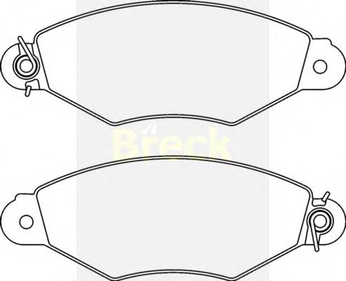 7701209117 Renault (RVI) Sapatas do freio dianteiras de disco