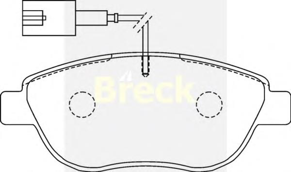Compre 77364875 Fiat/Alfa/Lancia Sapatas do freio dianteiras de disco