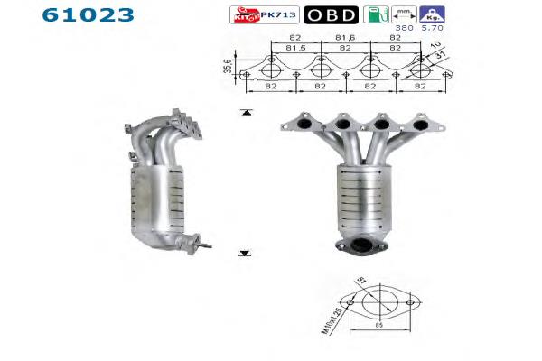 Convertidor - catalisador BM Catalysts BM91402H preço, a partir de 368,93 USD