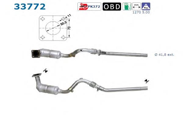 Convertidor - catalisador AS/Auto Storm 33772 preço, a partir de 286,75 USD