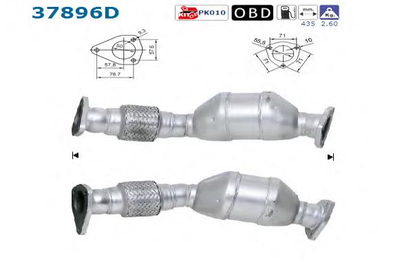 Convertidor - catalisador 3B0254200HX VAG