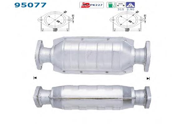 Convertidor - catalisador BM Catalysts BM90105H preço, a partir de 461,19 USD