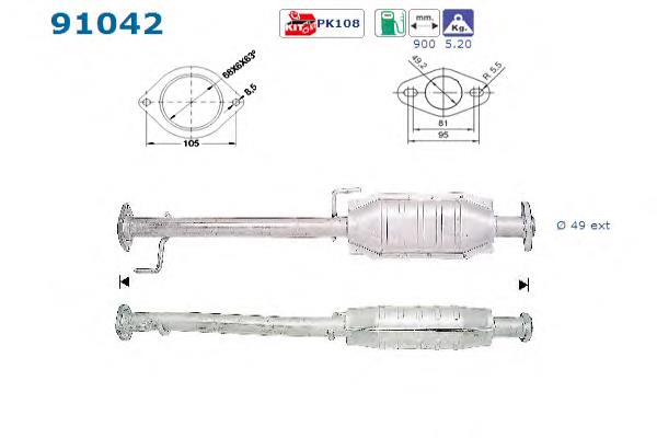 Compre BM90328H BM Catalysts Convertidor - catalisador