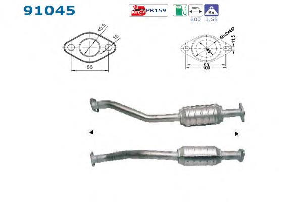 Convertidor - catalisador 1422060G60 Suzuki