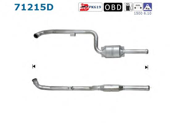 Silenciador, parte central Mercedes A2034900919 preço, a partir de 370,34 USD