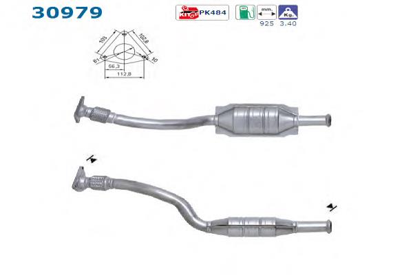 Convertidor - catalisador AS/Auto Storm 30979 preço, a partir de 370,33 USD