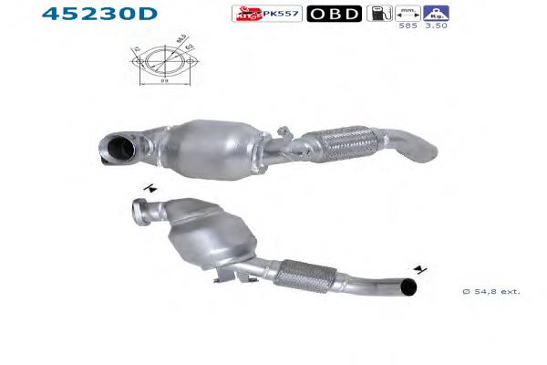 BM80226H BM Catalysts Convertidor - catalisador
