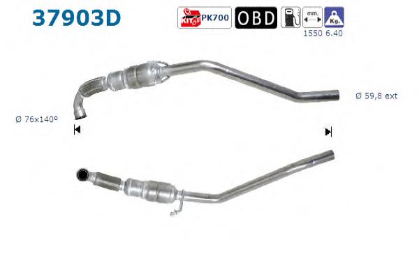 Compre 7H0254501MX VAG Convertidor - catalisador