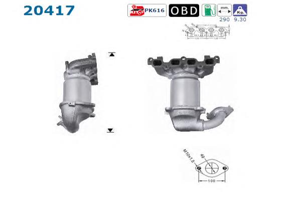 2572801 Ford Convertidor - catalisador