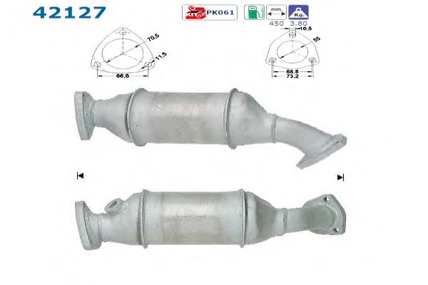 Compre 099059 Bosal Convertidor - catalisador