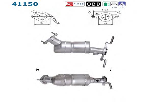 Convertidor - catalisador Fiat/Alfa/Lancia 46739666 preço, a partir de 222,45 USD