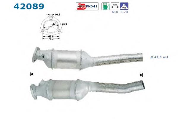 Convertidor - catalisador VAG 8A0131702PX preço, a partir de 171,64 USD