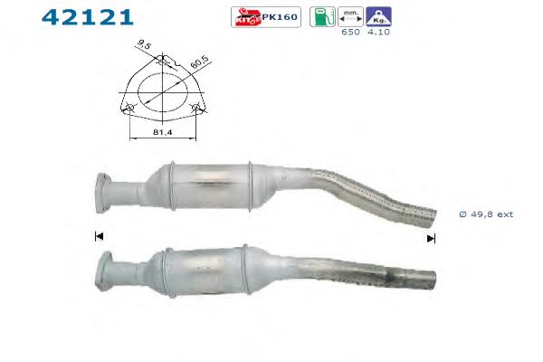 Convertidor - catalisador 3B0253057BX VAG