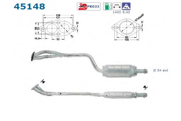 Compre BM90221H BM Catalysts Convertidor - catalisador