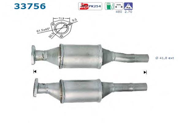 33735 AS/Auto Storm Convertidor - catalisador