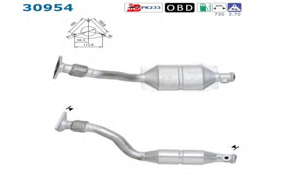 Convertidor - catalisador Kamoka 8015017 preço, a partir de 203,39 USD