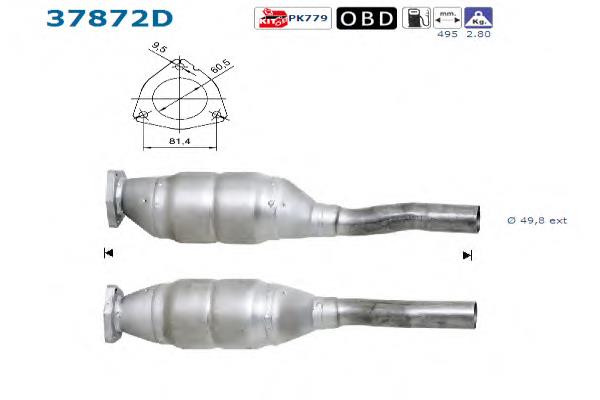Convertidor - catalisador Ford 1131797 preço, a partir de 239,54 USD
